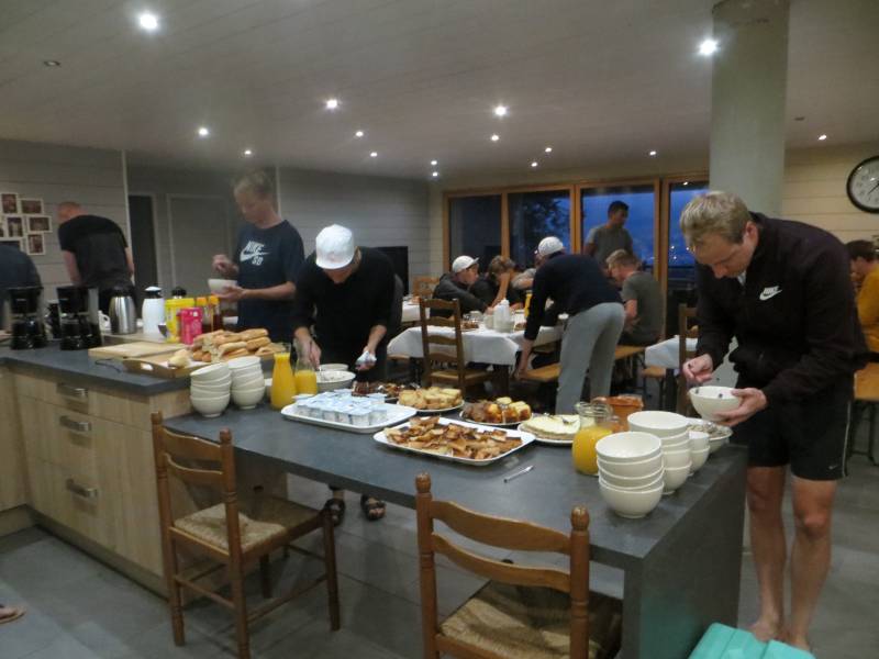 Service petit déjeuner